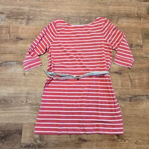 LC Lauren Conrad Peach and White Raglan Tunic